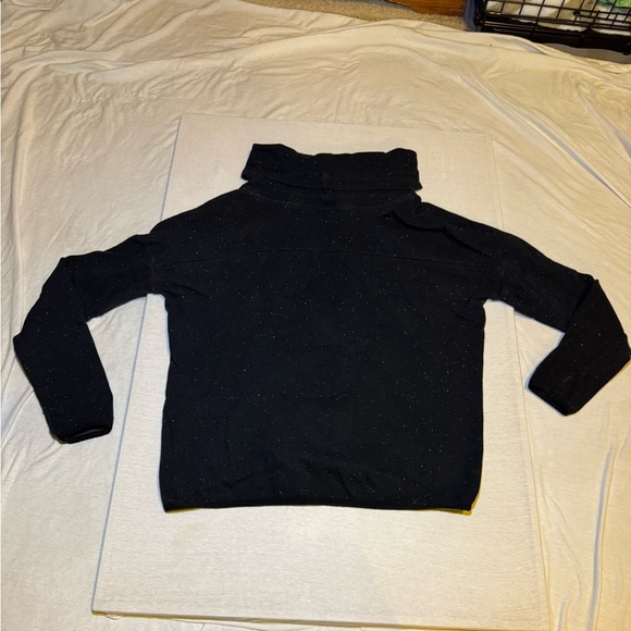 Victoria's Secret Black Hoodie with Pink and Orange Accents - Picture 3 of 4